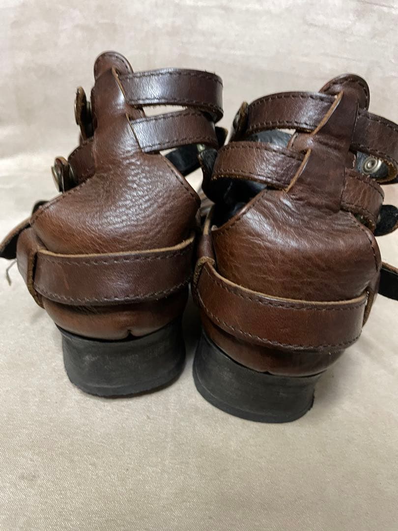 アルフレッドバニスターレザーサンダルグラディエーター メンズ14th kmrii