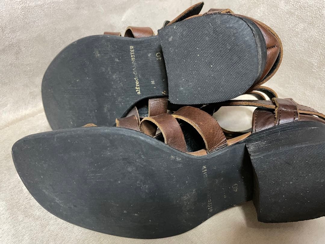 アルフレッドバニスターレザーサンダルグラディエーター メンズ14th kmrii