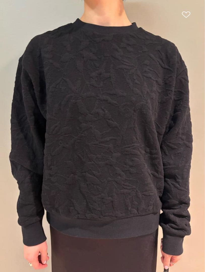 hasucoさま　ジャガード　ブラック