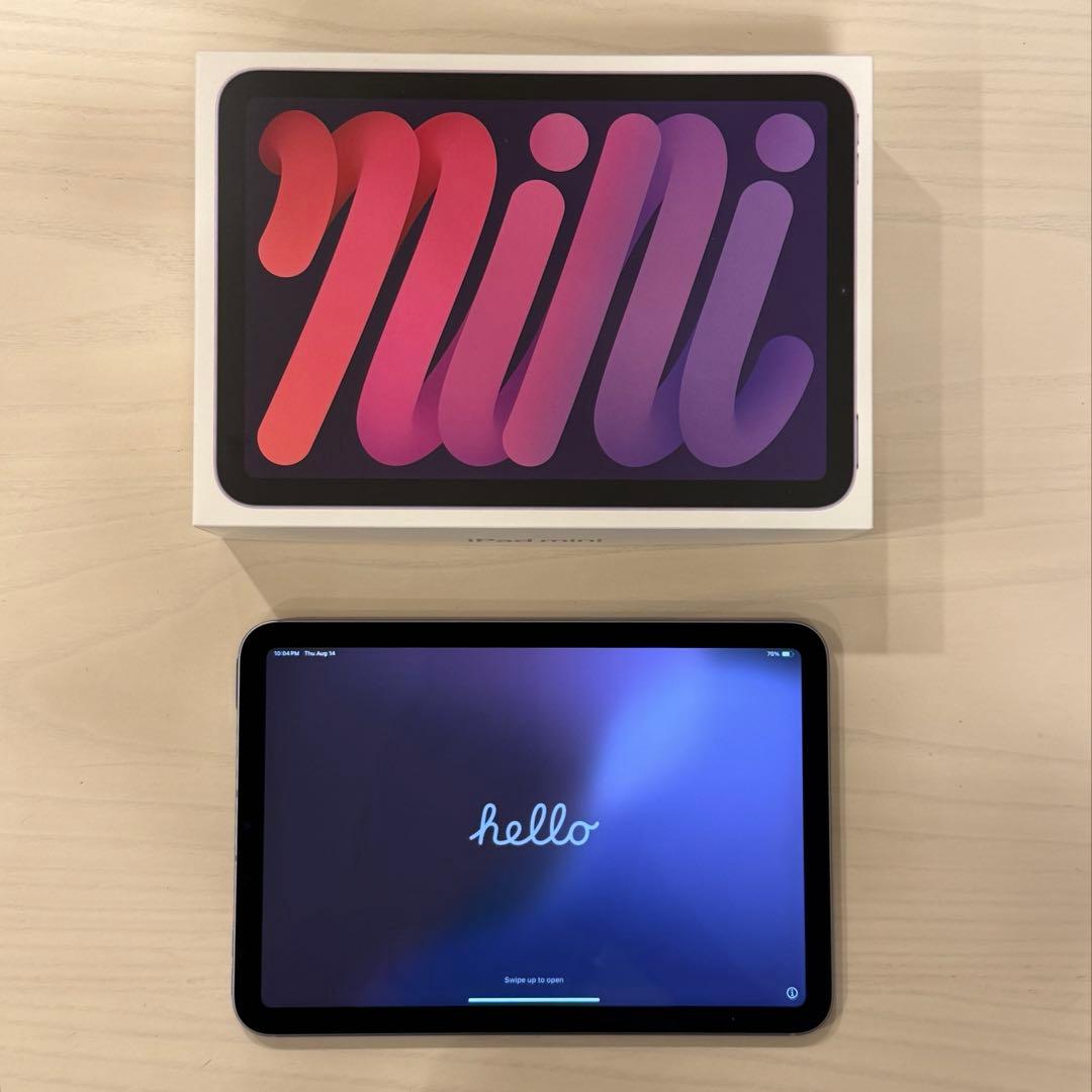 iPad mini 6 Cellularモデル 256GB - パープル