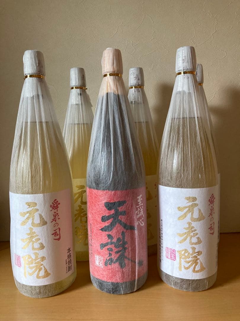 白玉醸造　本格焼酎1.8ℓ６本　元老院・天誅