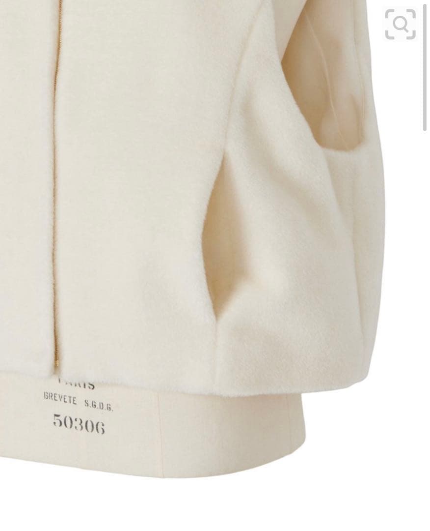 【ANAYI】 SA VILLE / SA VIE アルパカシャギーショートジレ