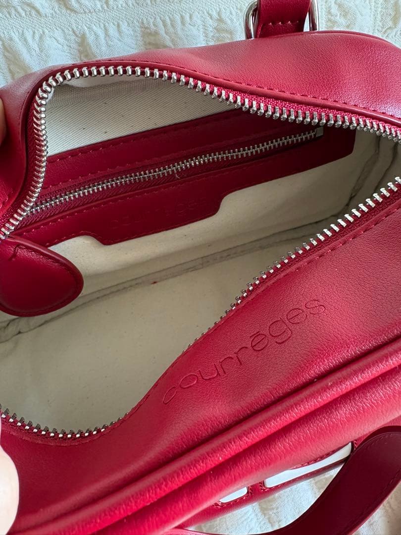 クレージュReedition ハンドバッグ ボーリングバック ショルダー