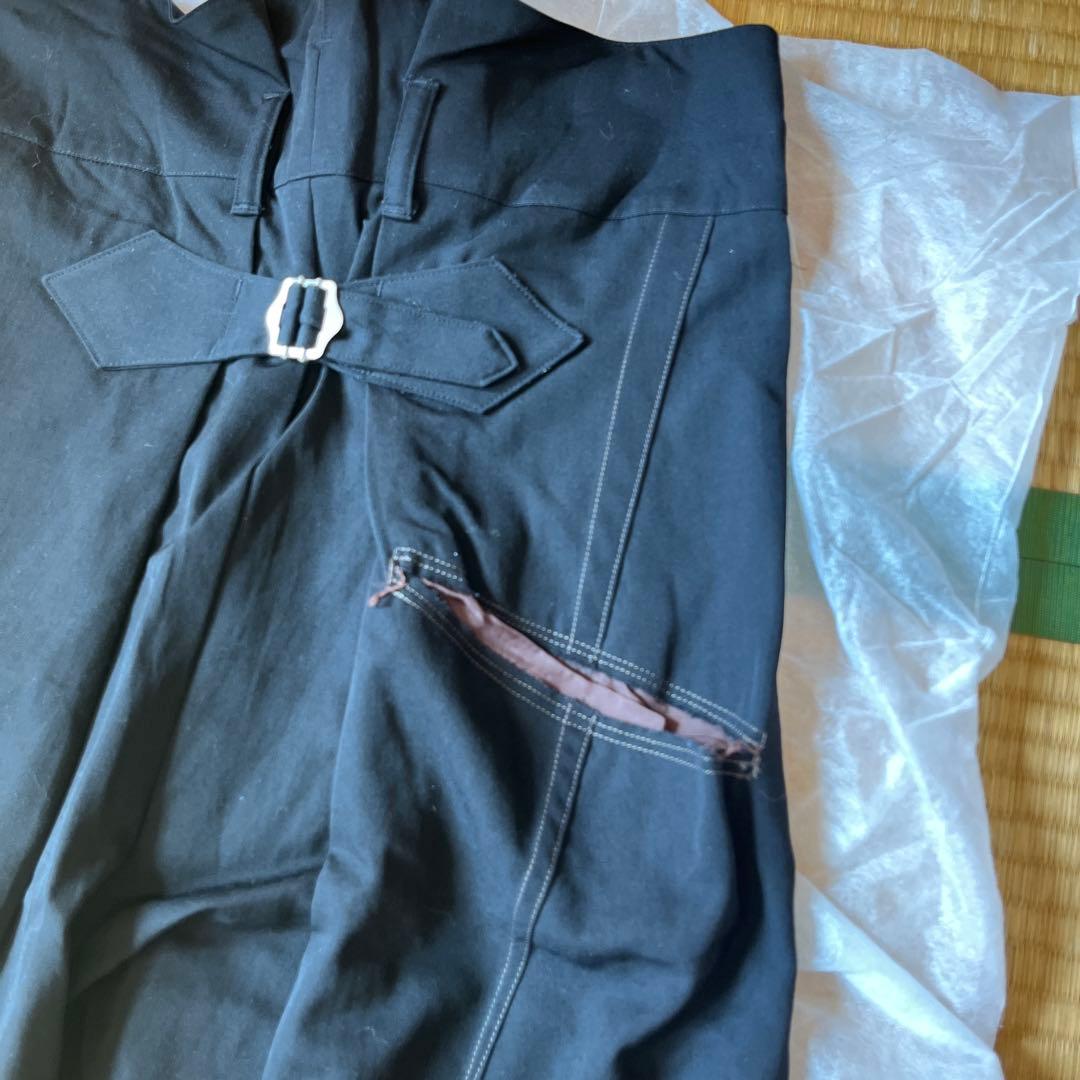 BED J.W FORD 18ss ラップパンツ　黒　S