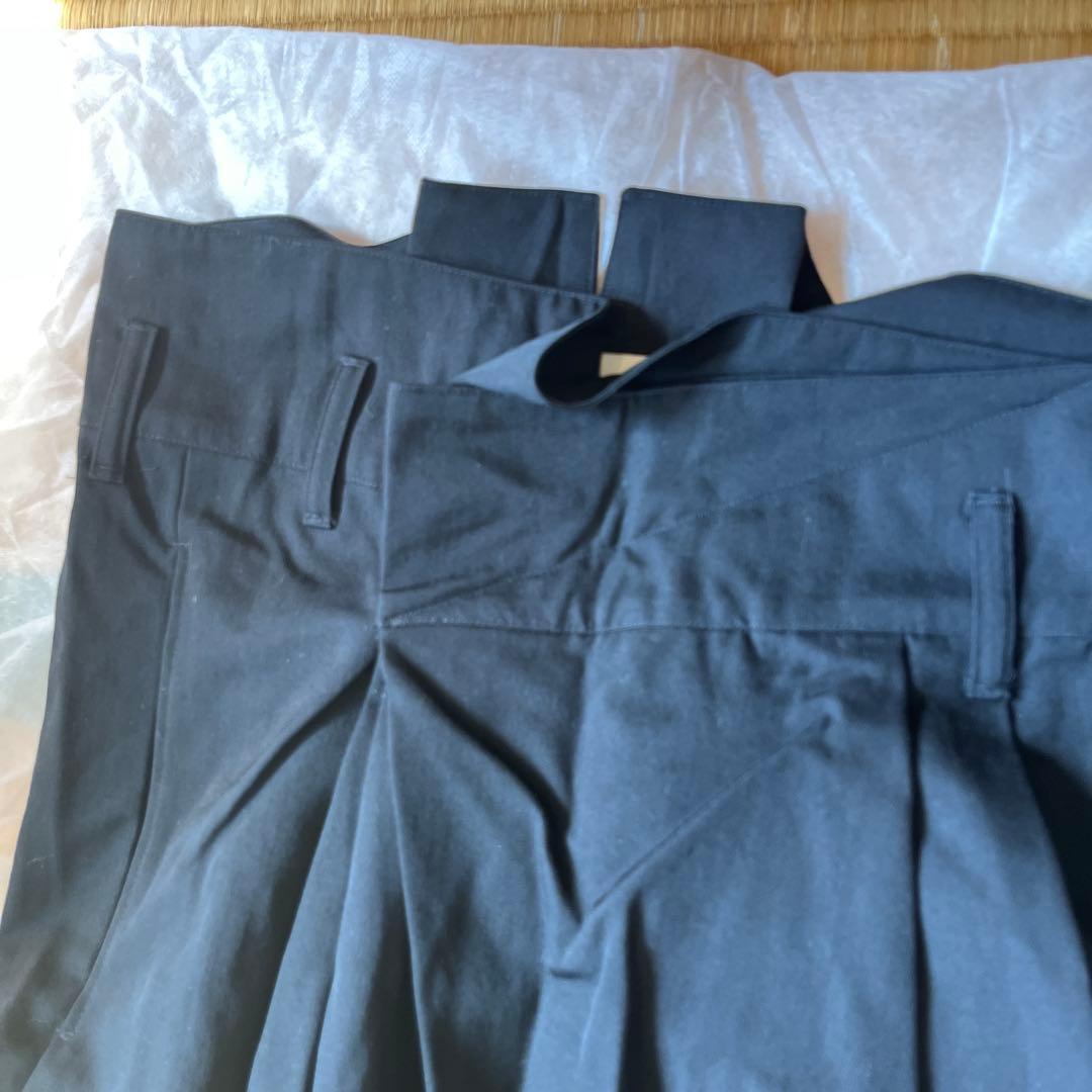 BED J.W FORD 18ss ラップパンツ　黒　S