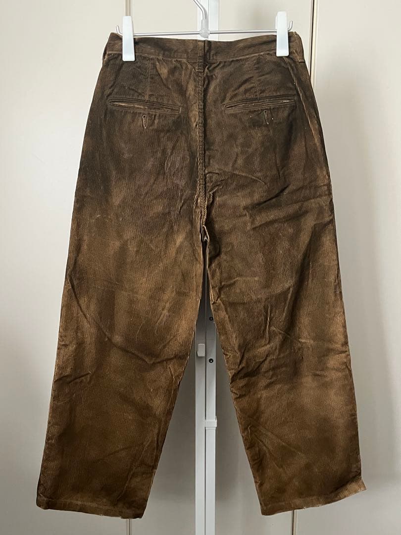 アンセルム　コーデュロイパンツ　ブラウン