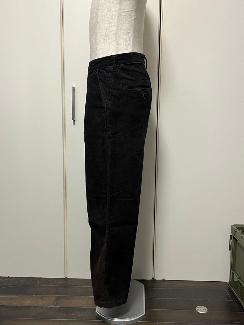 アンセルム　コーデュロイパンツ　ブラウン