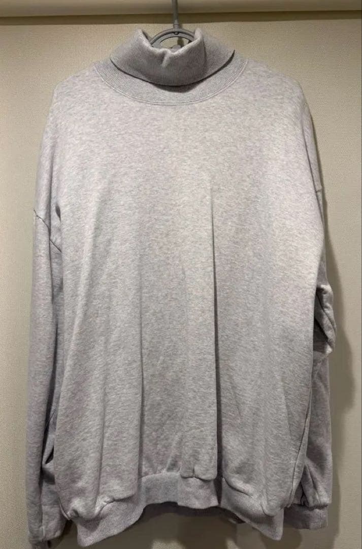 トップス everyone luxury cotton turtleneck sweat