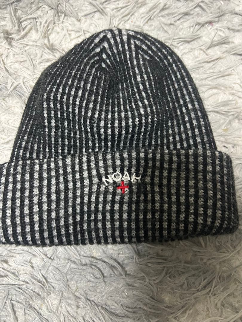 NOAH ストライプニット帽