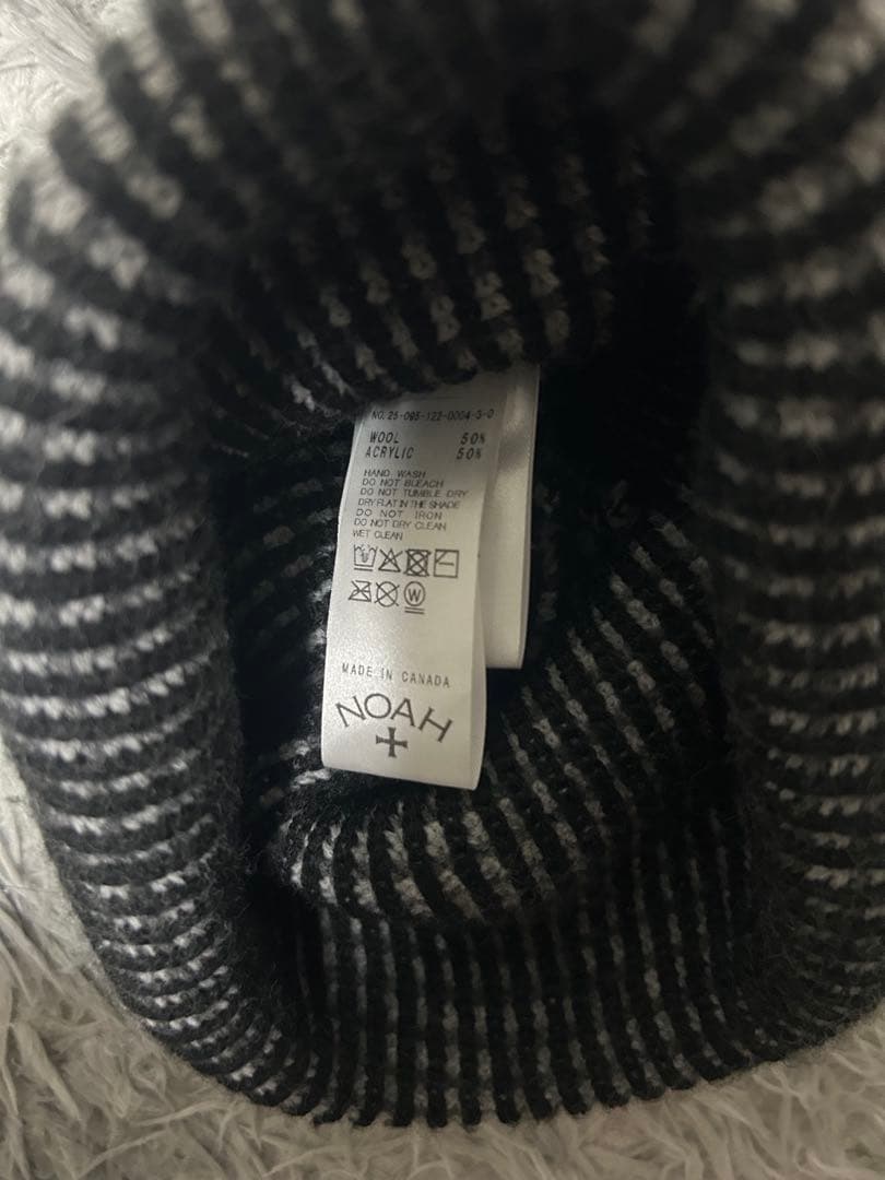 NOAH ストライプニット帽