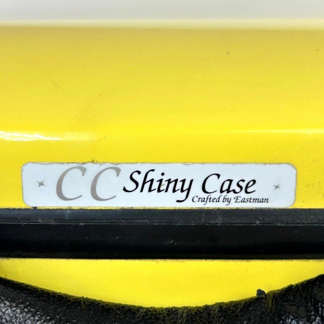 CCシャイニーケース　トランペットケース　イエロー　ストラップ付き　キズ有り