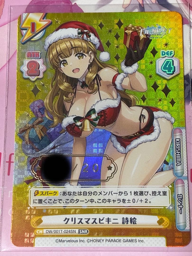 Reバース　ドルフィンウェーブ　クリスマスビキニ　詩絵　SNR