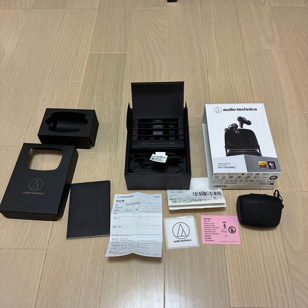 audio-technica ATH-TWX9MK2 シリコンカバー付き