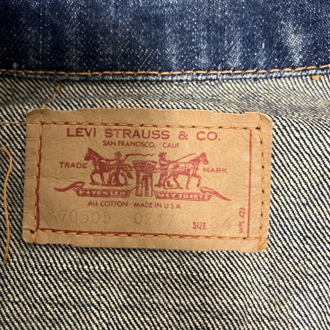 70505 Levi's デニムジャケット BIGE 4th アメリカ製 34