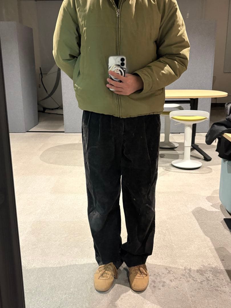 90s USA製 ラルフローレン ポロチノ 初期タグ ブラックコーデュロイ