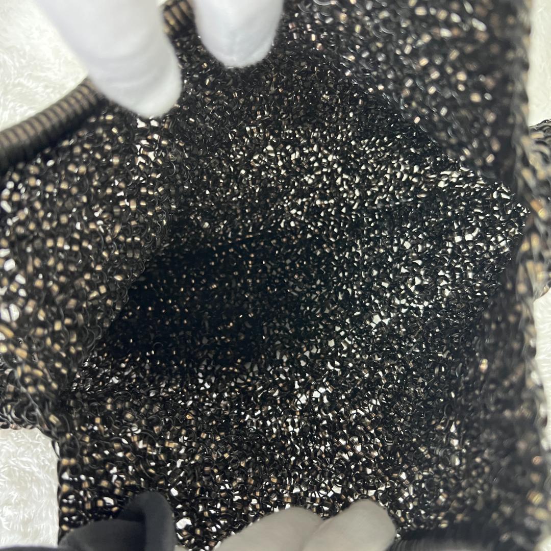 《希少》アンテプリマ ワイヤーバッグ メタリックブラック