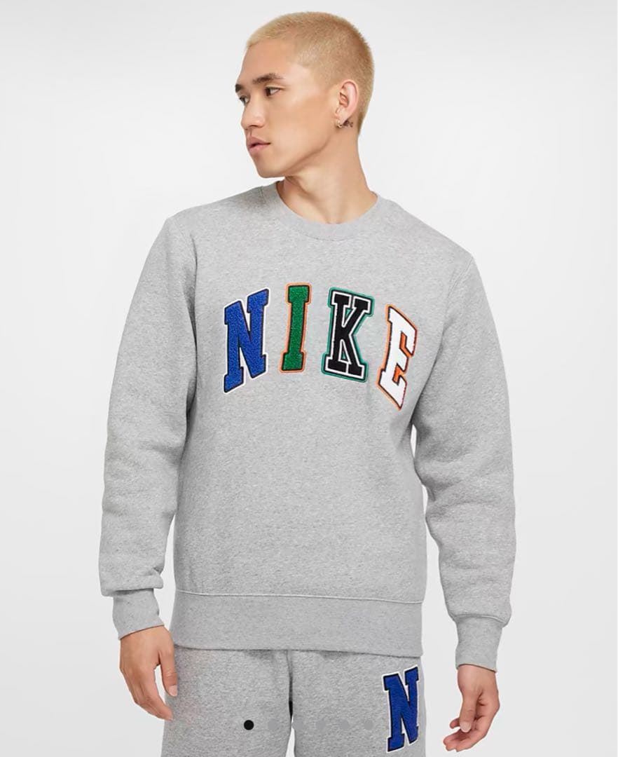 M*♡様 【XXLサイズ】NIKE上下セットアップ　ロゴボア　グレー　ナイキ　新