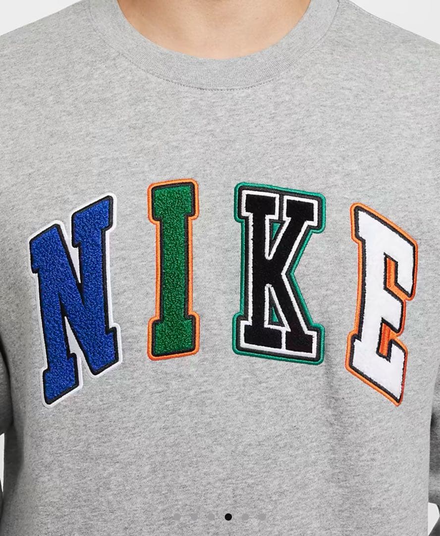 M*♡様 【XXLサイズ】NIKE上下セットアップ　ロゴボア　グレー　ナイキ　新