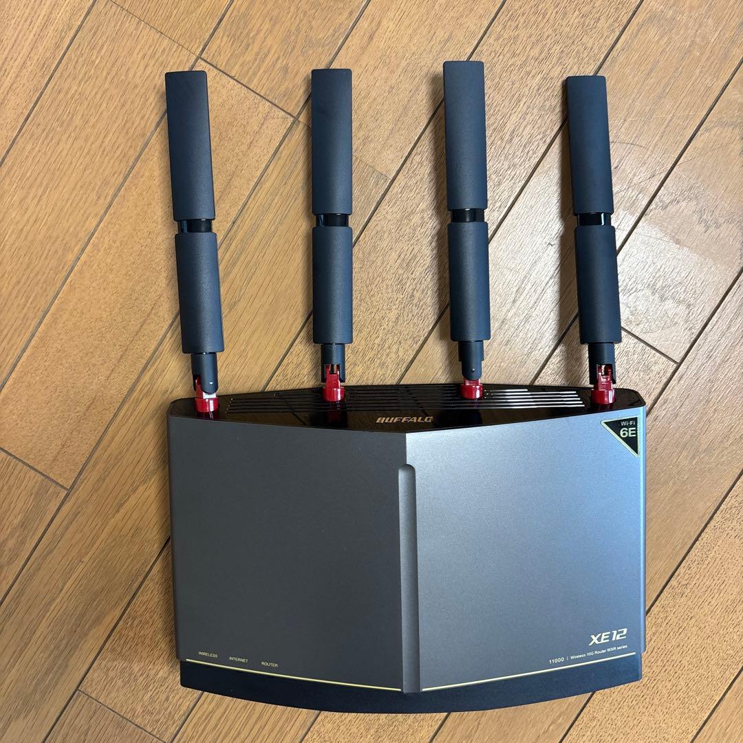 BAFFALO WXR-11000XE12/N Wi-Fi 6E 無線LAN