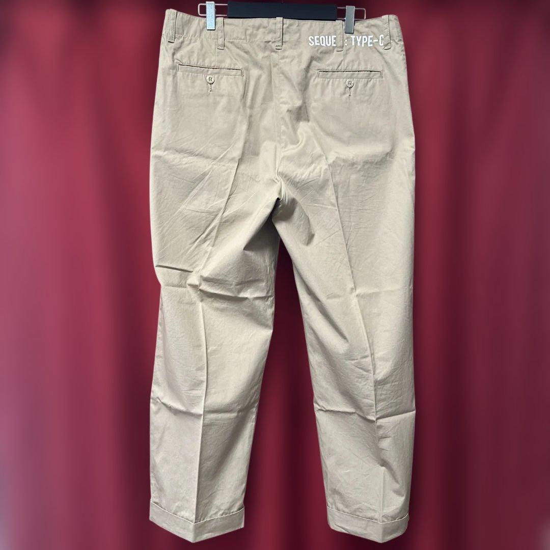 【美品】SEQUEL チノパンツ TYPE−C ベージュ XL 藤原ヒロシ
