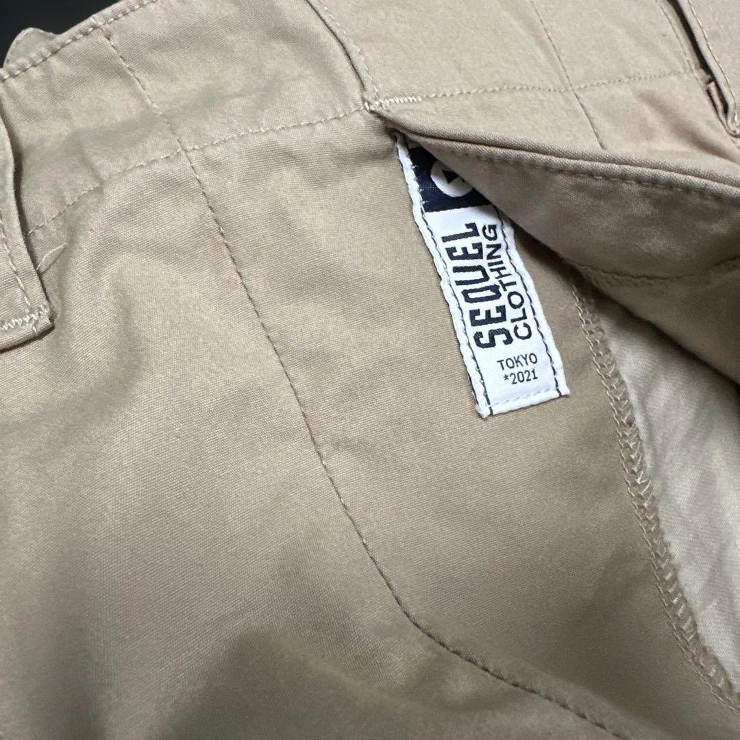 【美品】SEQUEL チノパンツ TYPE−C ベージュ XL 藤原ヒロシ