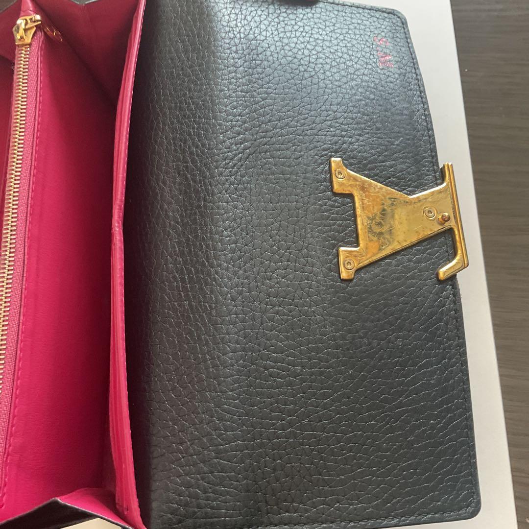 そら　ルイヴィトン トリヨン ポルトフォイユ カプシーヌ 長財布