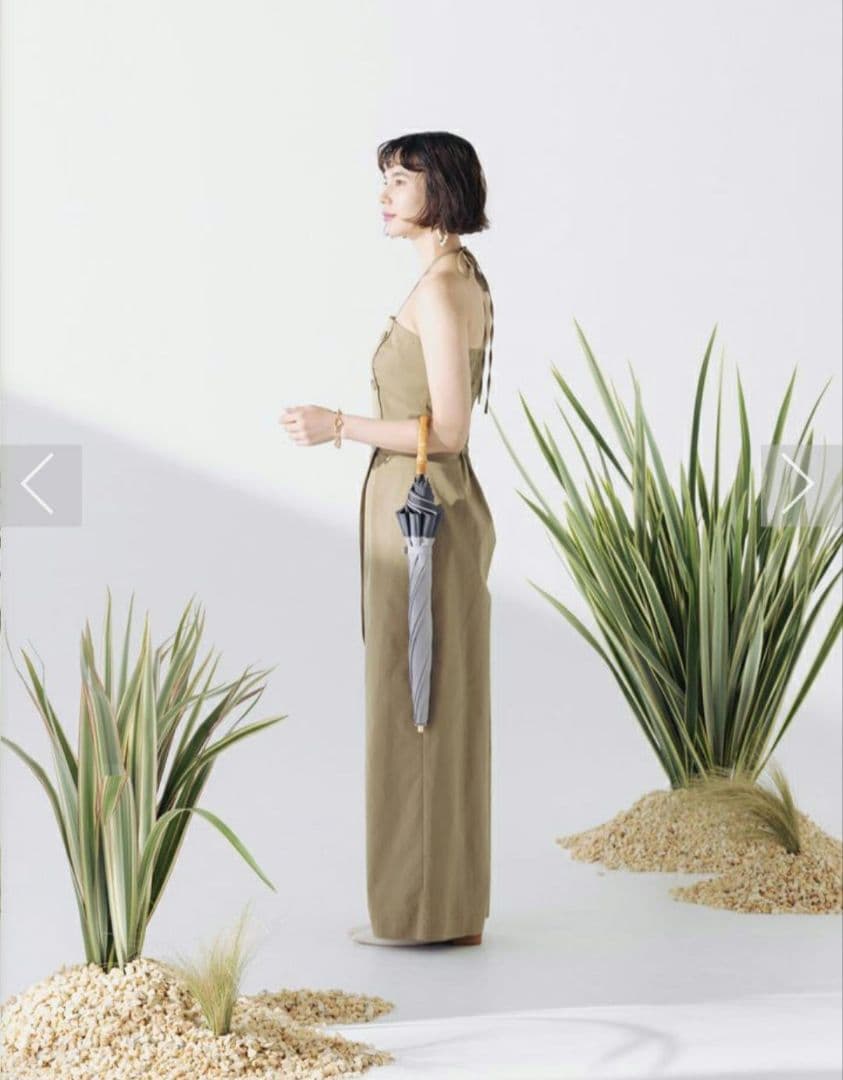 untule アントゥーレ2段2WAY折りたたみ日傘 グレー 未使用