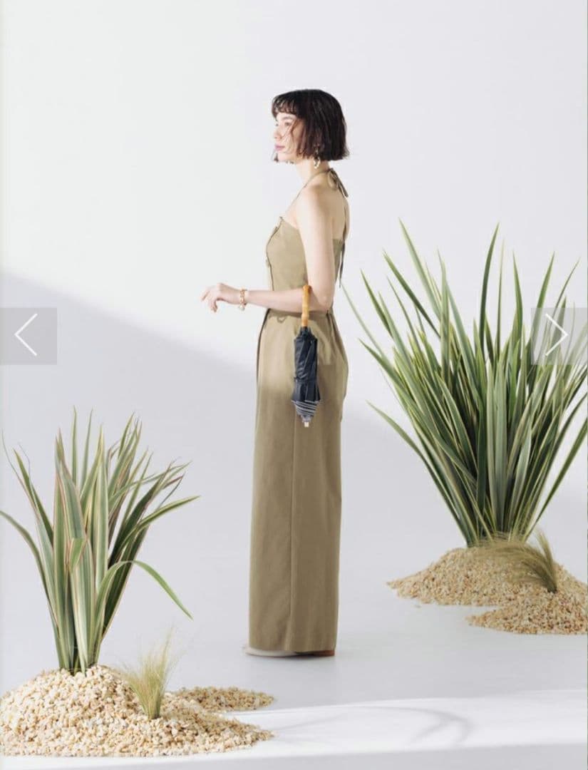 untule アントゥーレ2段2WAY折りたたみ日傘 グレー 未使用