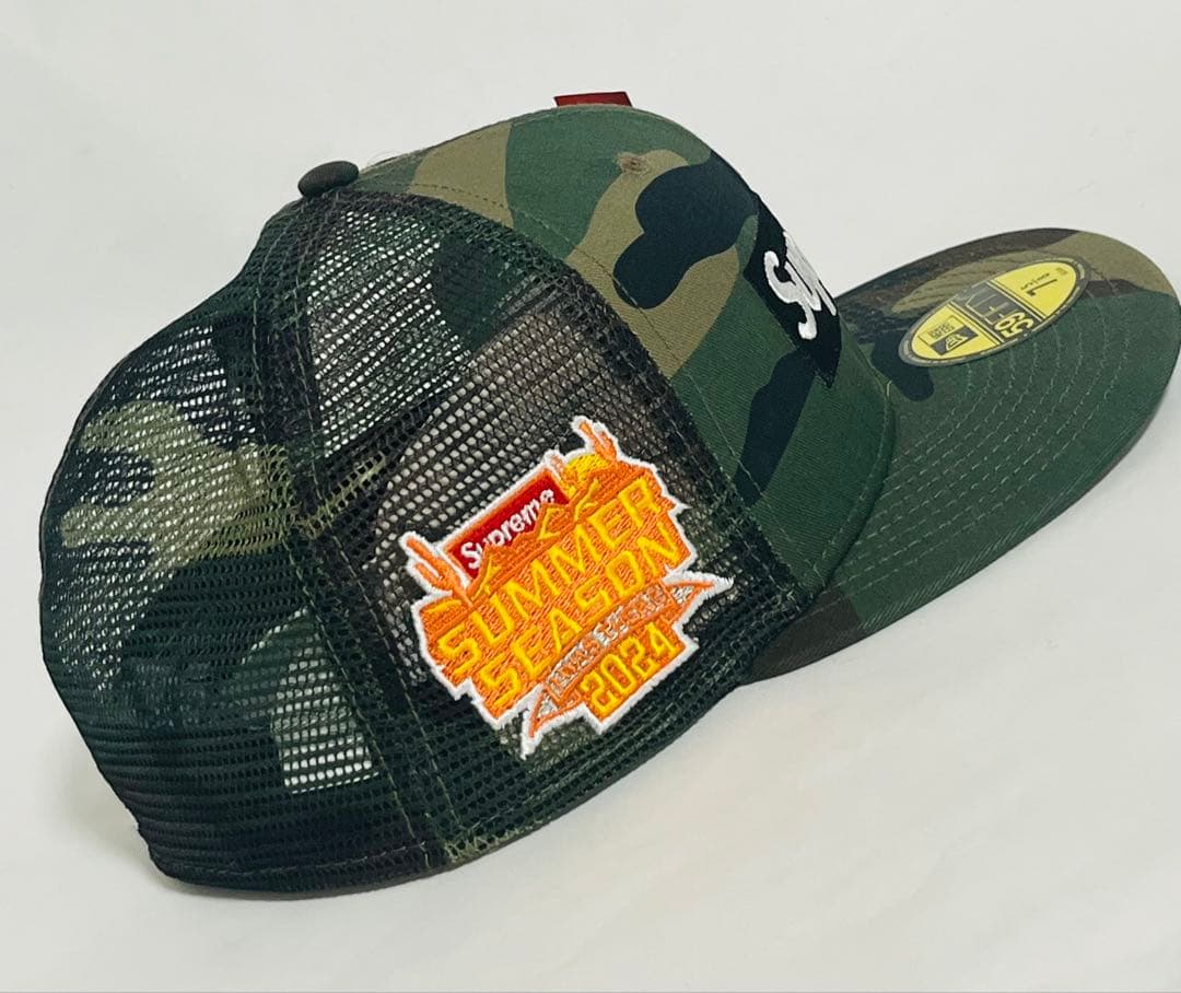 【新品未使用】Supreme カモフラージュ メッシュキャップ
