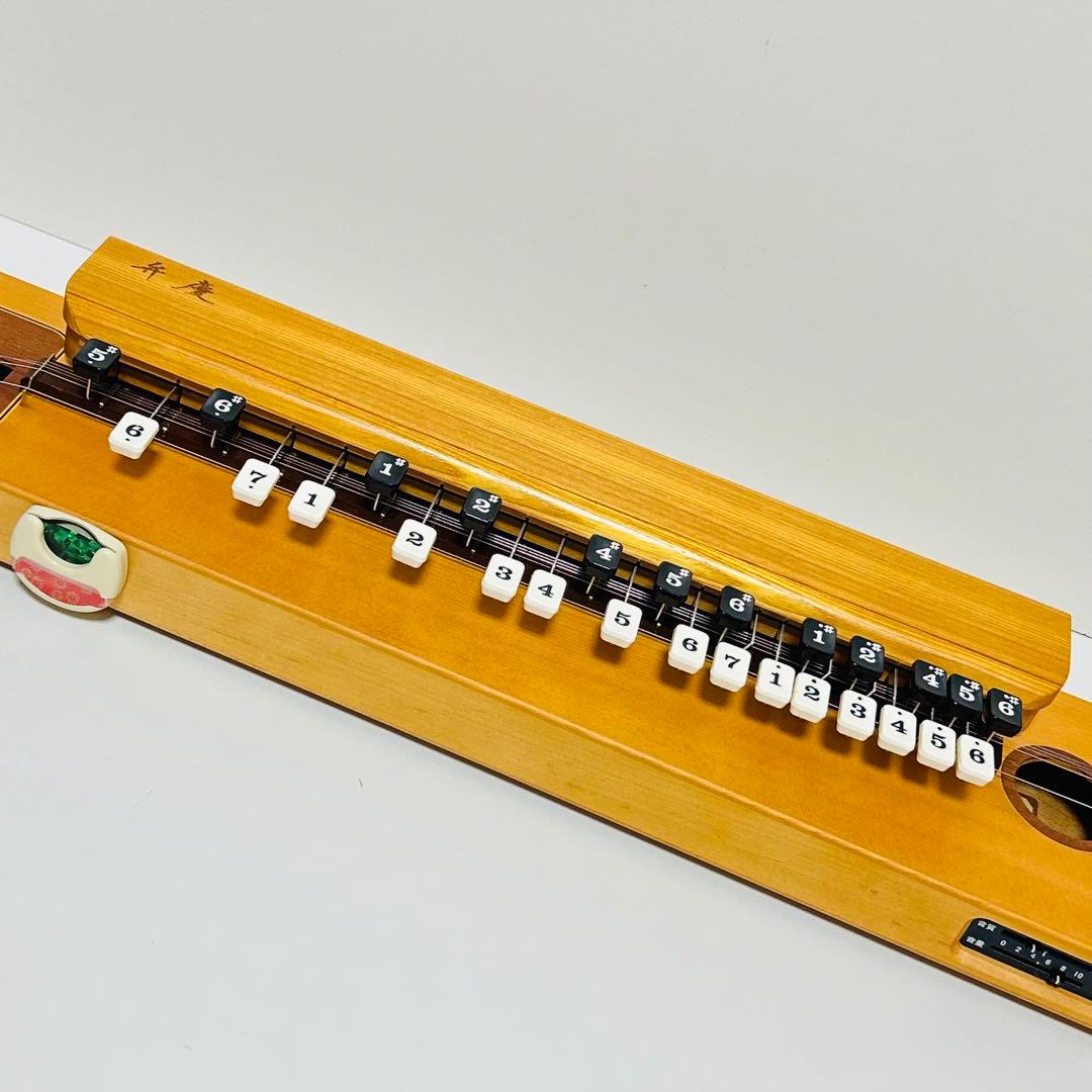 【極美品】SUZUKI 電気大正琴 弁慶 ピック 接続コード 説明書付き