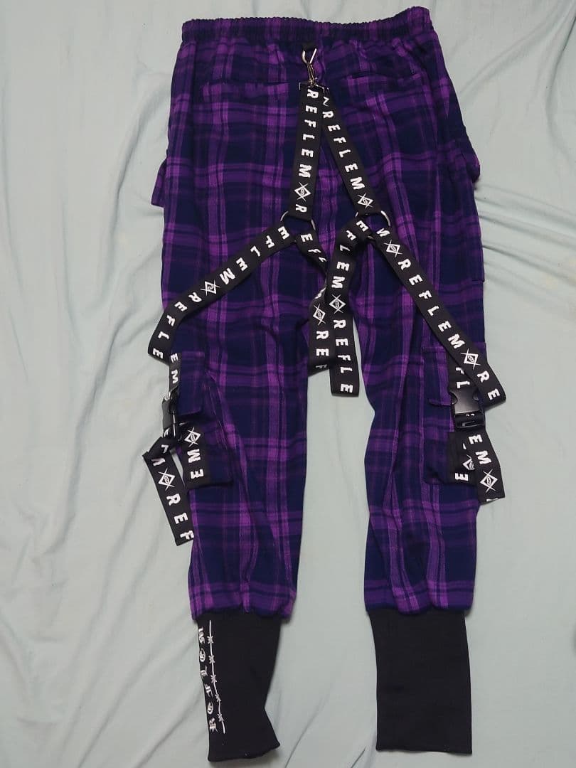 REFLEM ハーネスロゴベルトカーゴパンツ