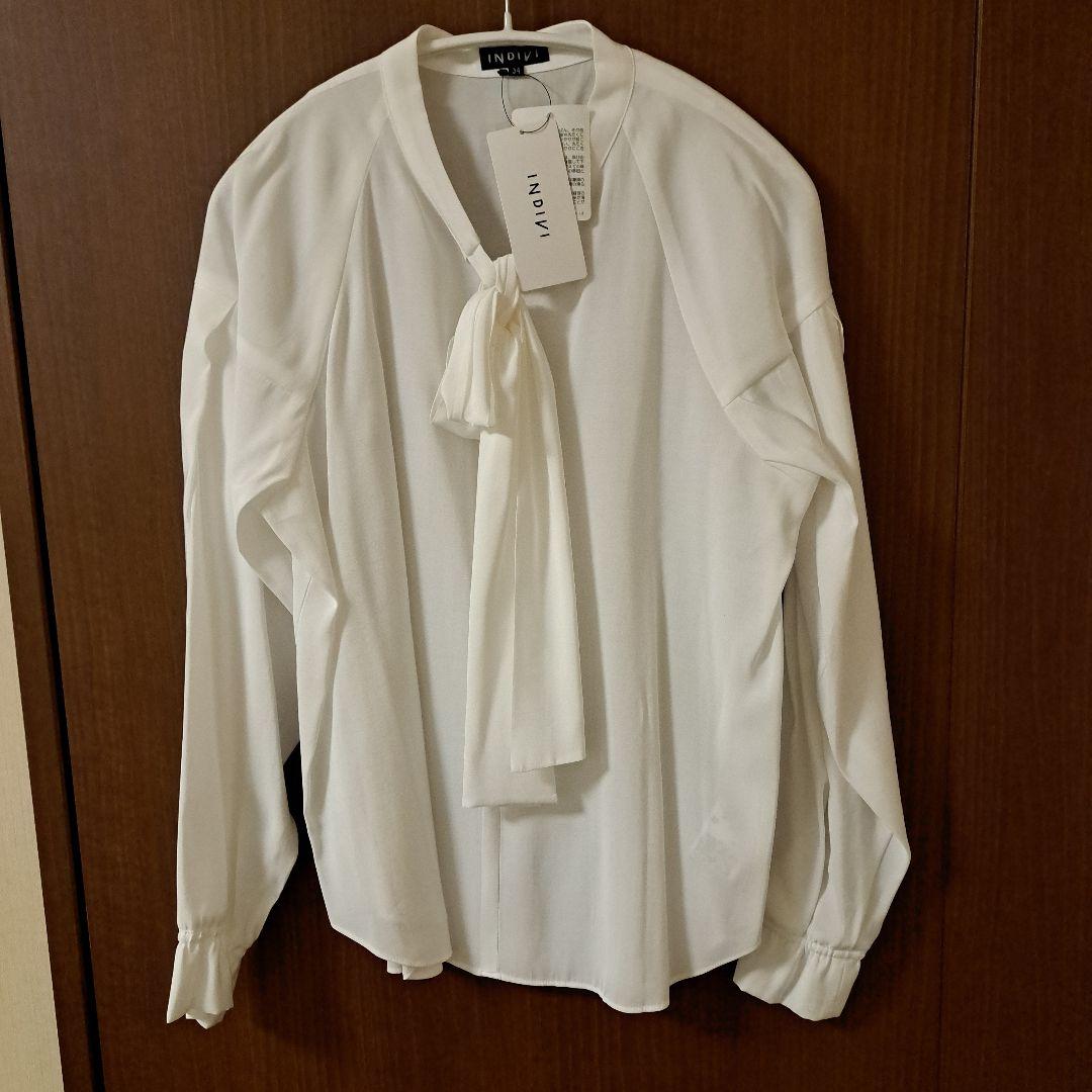 【2点セット／UVケア】ツイードジレ＆ボウタイブラウス カセット服