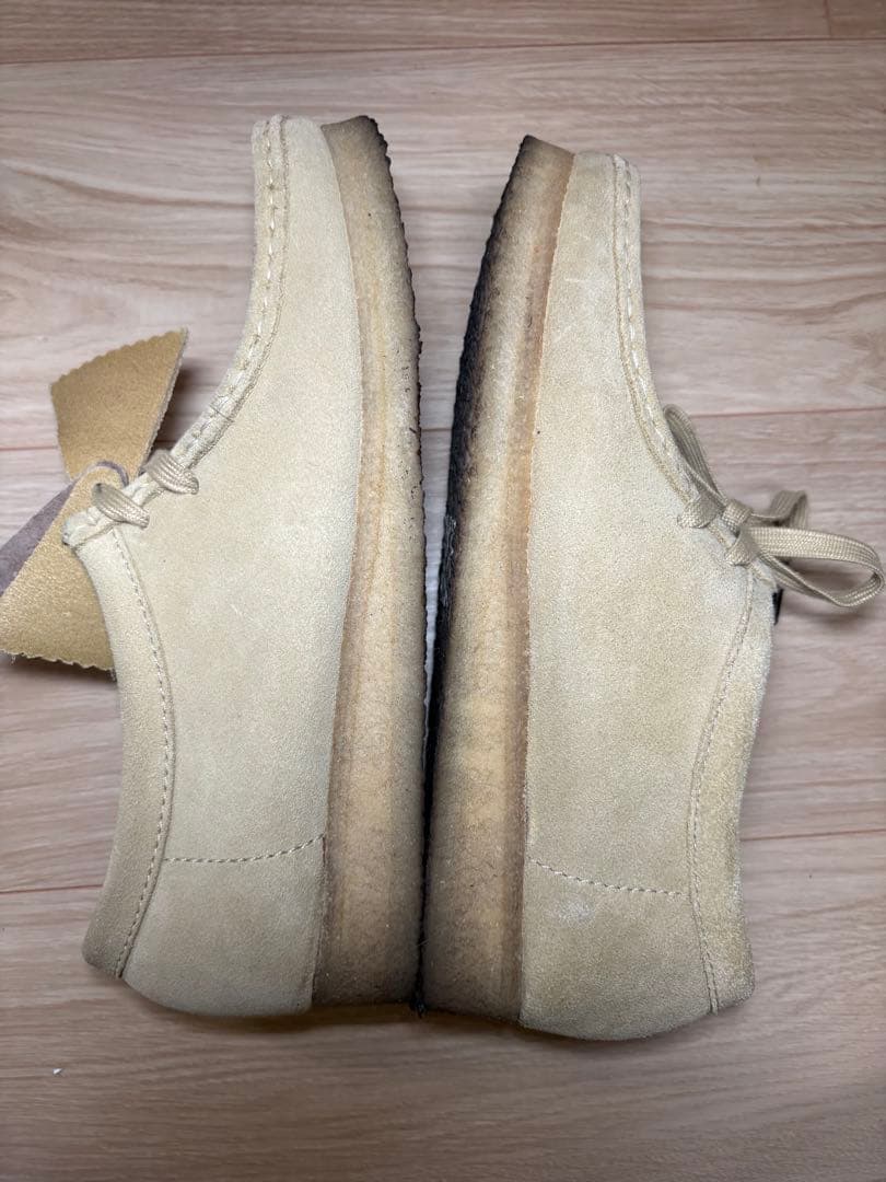 CLARKS ORIGINALS クラークス　ワラビー　24.5cm ベージュ