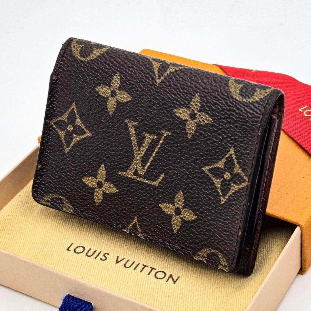 ルイヴィトン カードケース モノグラム ブラウン 名刺入れ