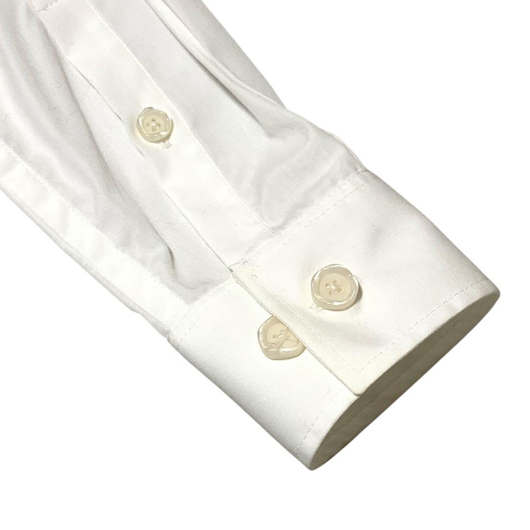 MARNI フリルブラウス シャツ ロゴ刺繍【38】2WAYカラー