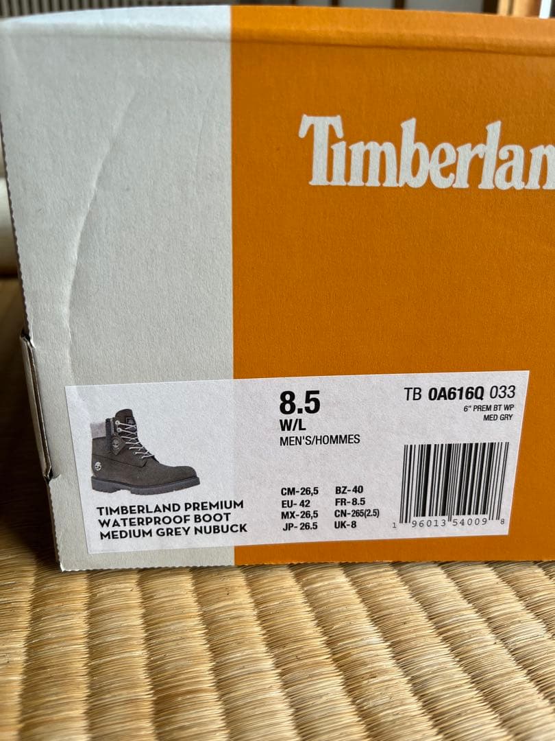 Timberland 防水 グレー ハイカットブーツ