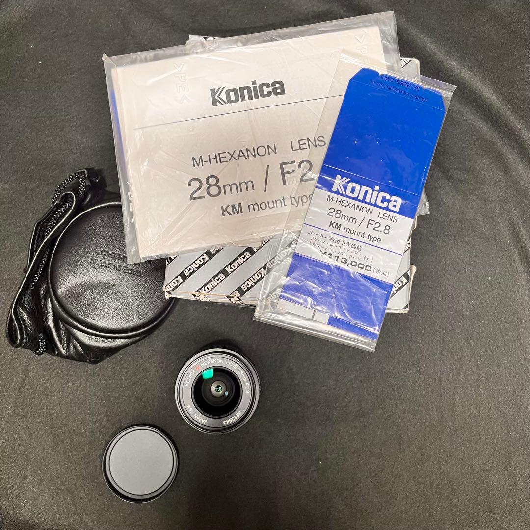 Konica M-HEXANON 28mm F2.8 レンズ