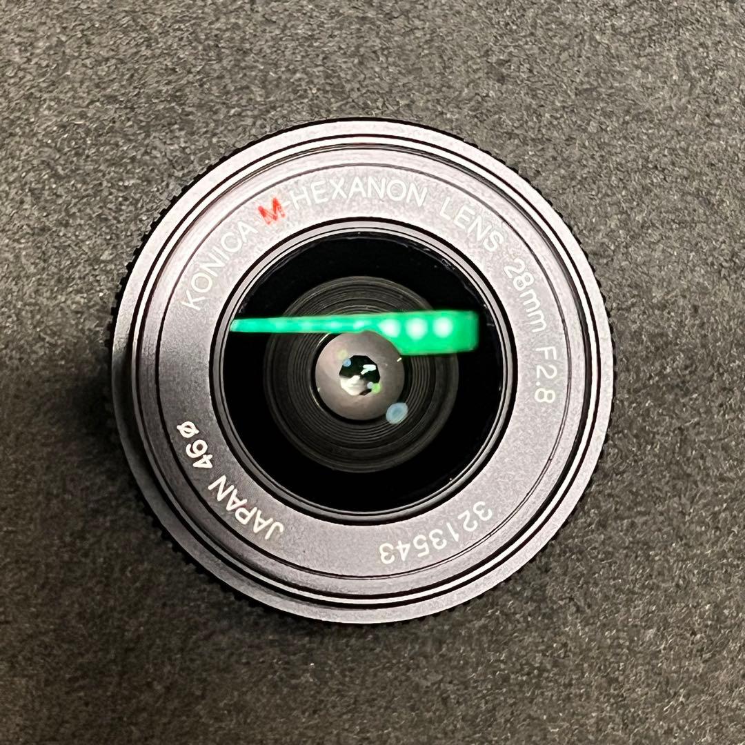 Konica M-HEXANON 28mm F2.8 レンズ