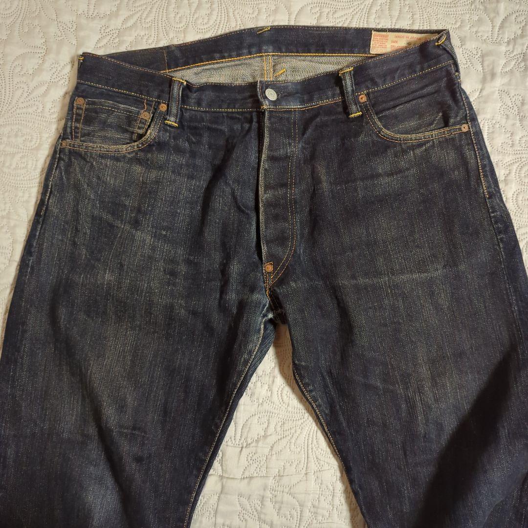 evisu　ジーンズ　日本製　2000　w38 ビッグカモメ　濃紺　ヤマネ　山根