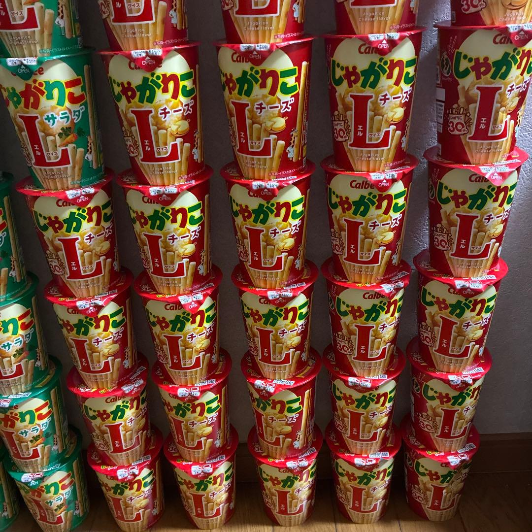 送料込み　じゃがりこLサイズ　ノーマルサイズ　計71個セット