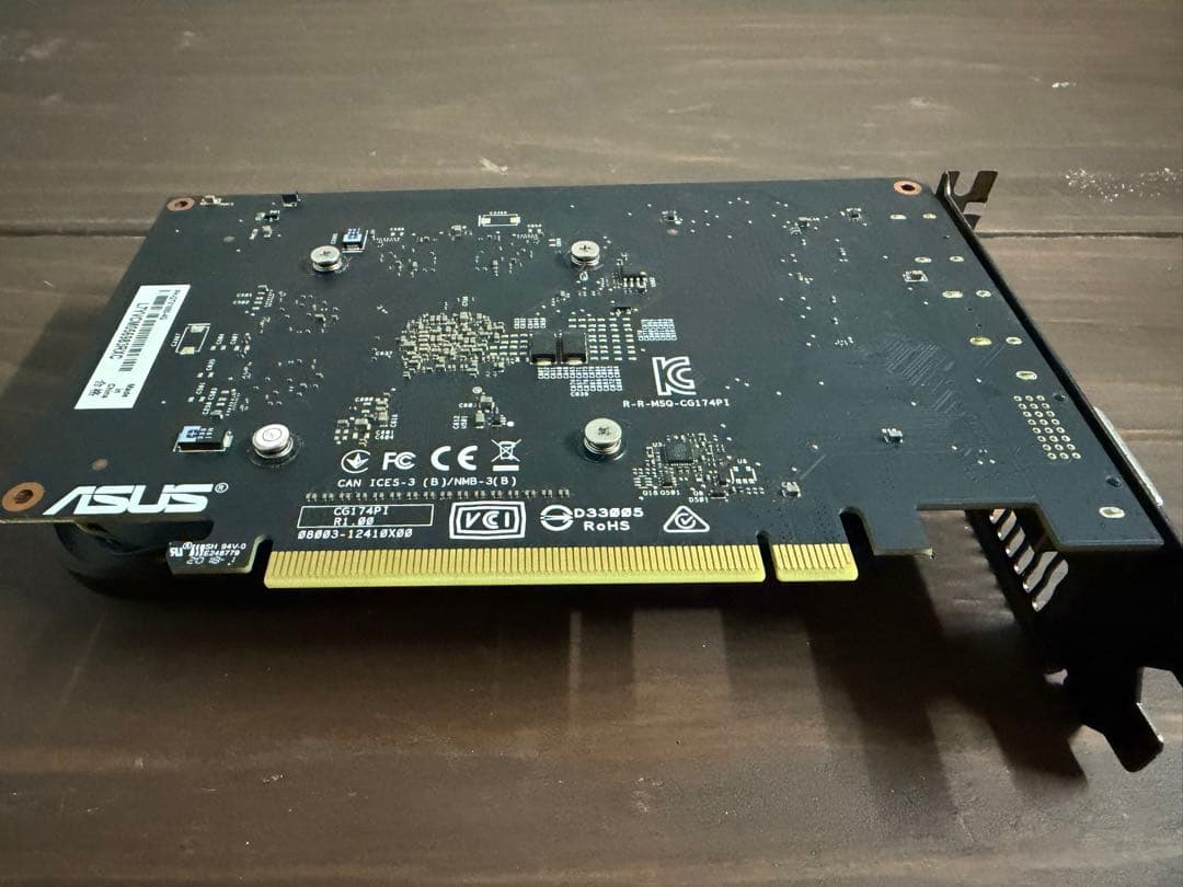 GEFORCE GTX 1650 ASUS グラフィックボード 動作確認済み