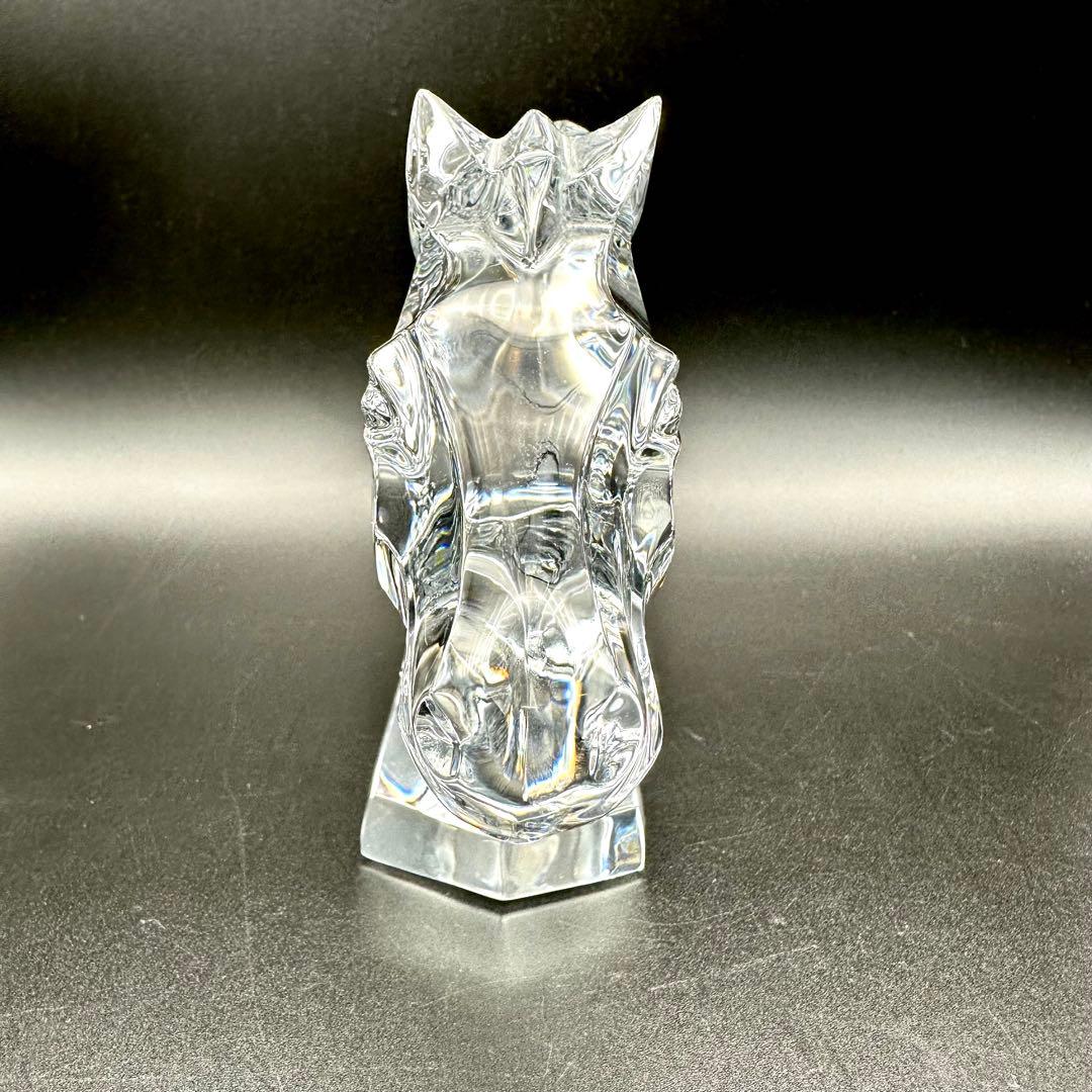 Baccarat バカラ 干支フィギュリン 馬 ホースヘッド オブジェ 愛馬