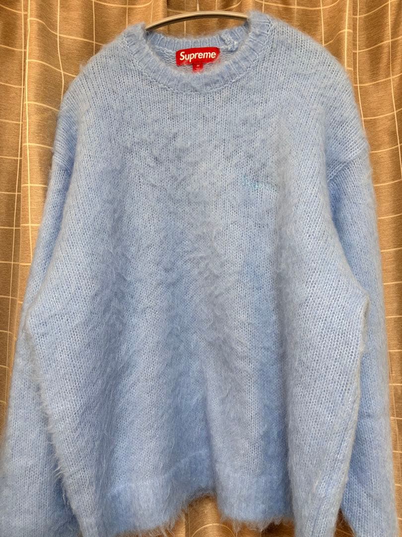 Supreme ライトブルー クルーネックセーター M