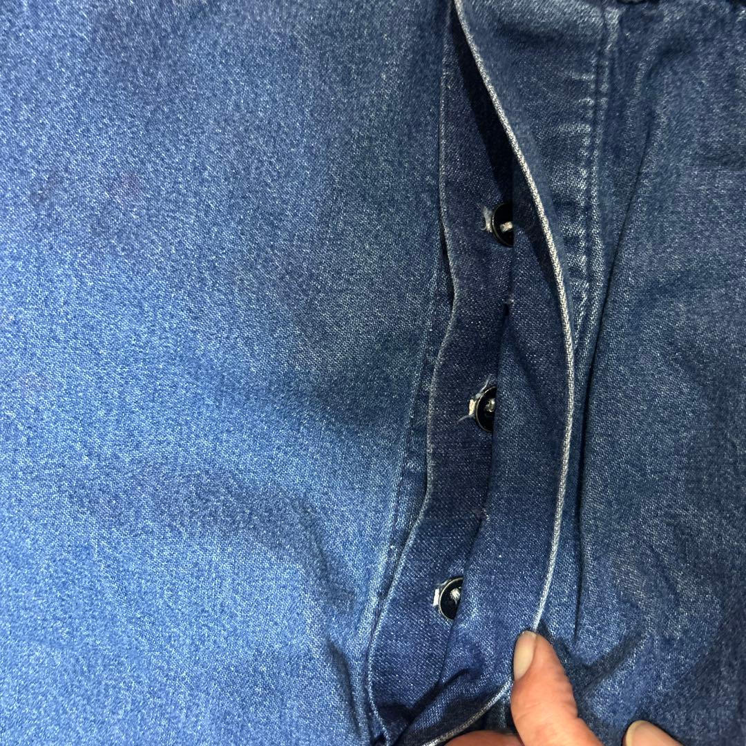 60〜70s ＵＳＡ製BIG SMITH デニムオーバーオール ＬＬサイズ