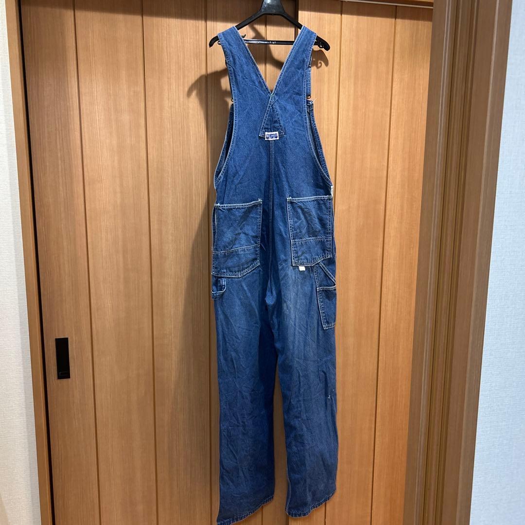 60〜70s ＵＳＡ製BIG SMITH デニムオーバーオール ＬＬサイズ