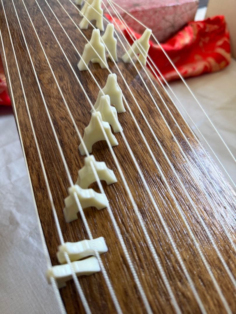 13弦　お琴　和楽器　ミニチュア　レトロ　ミニ琴