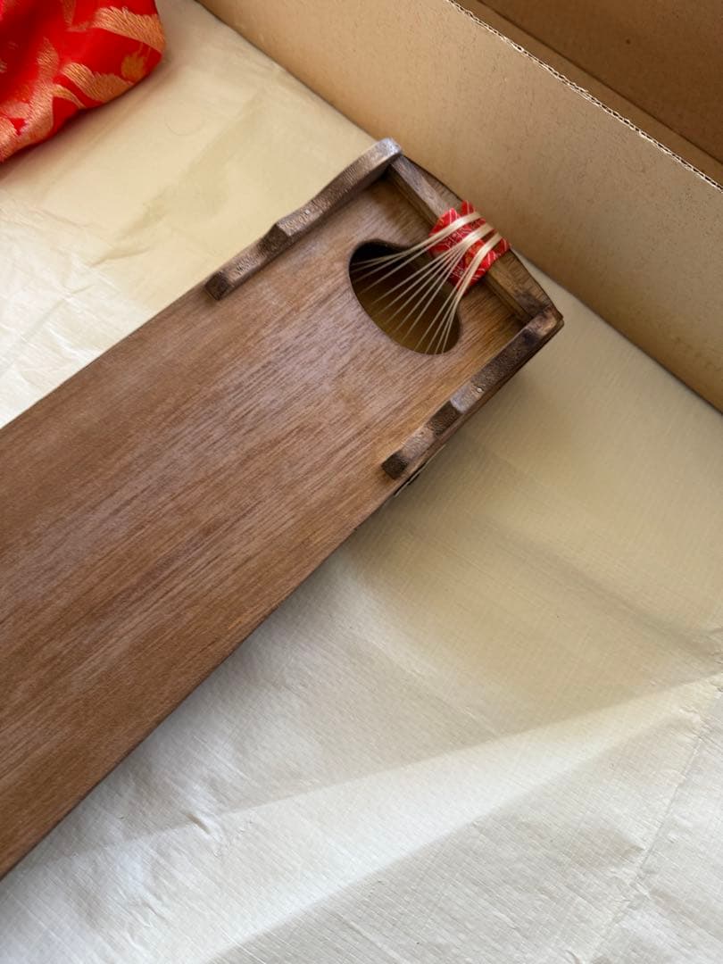 13弦　お琴　和楽器　ミニチュア　レトロ　ミニ琴