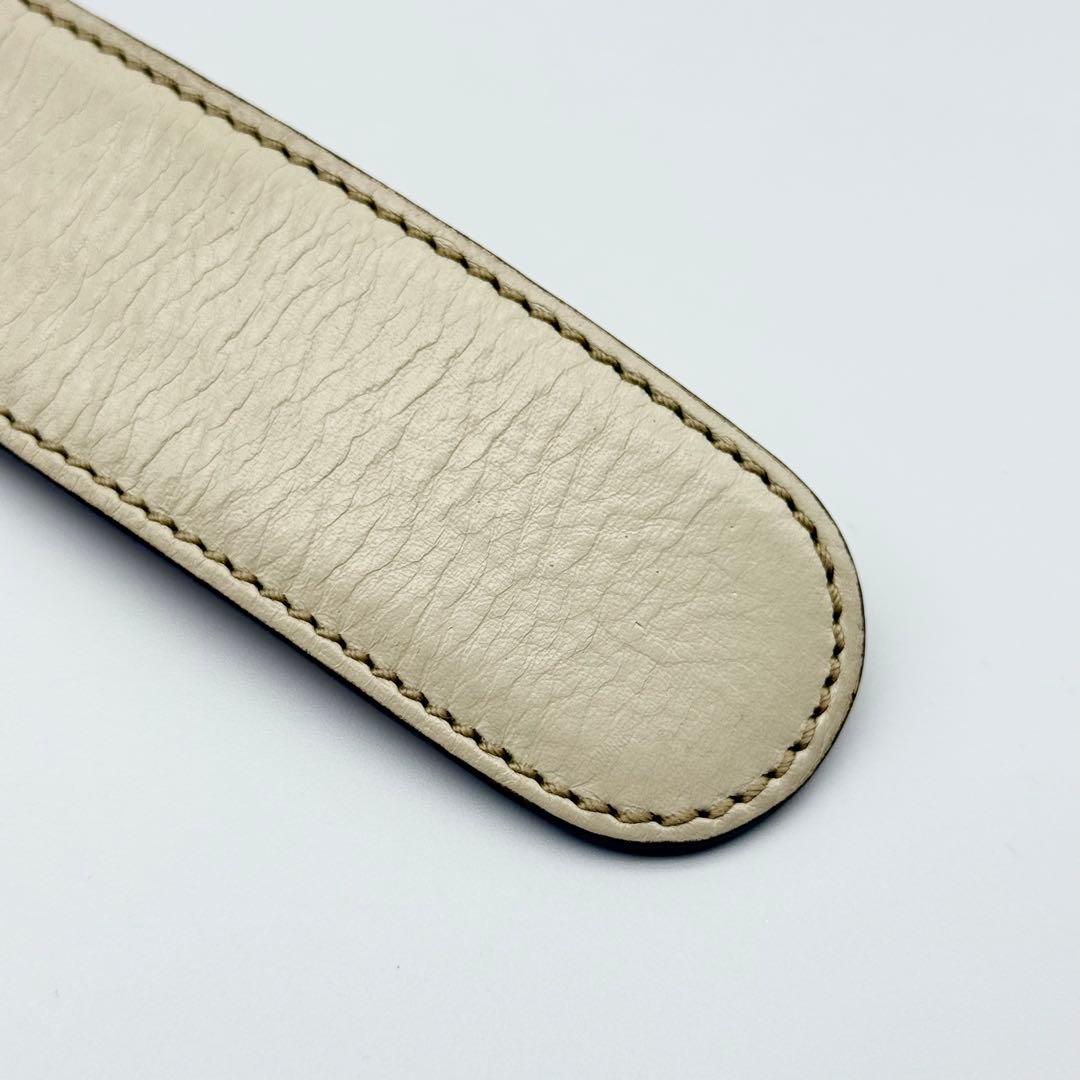 ✨良品✨グッチ GG柄 ベルト キャンバス レザー ゴールド金具 ユニセックス