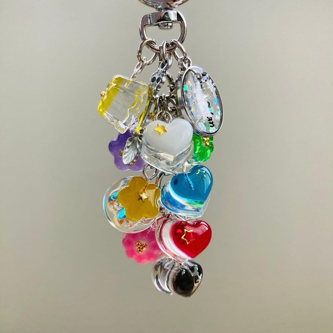 たまゆきページ Man 名入れ チャーム レジンキーホルダー11点