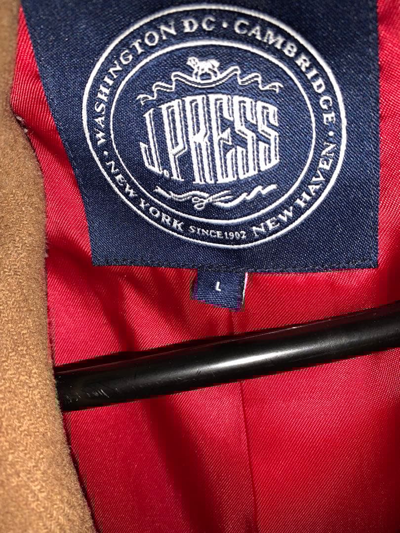 J.PRESS ブラウン ピーコート